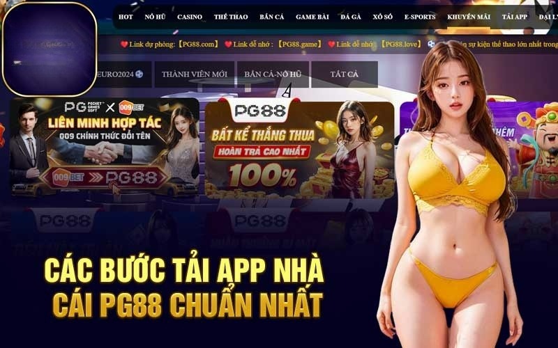 Các bước để tải app PG88 về di động